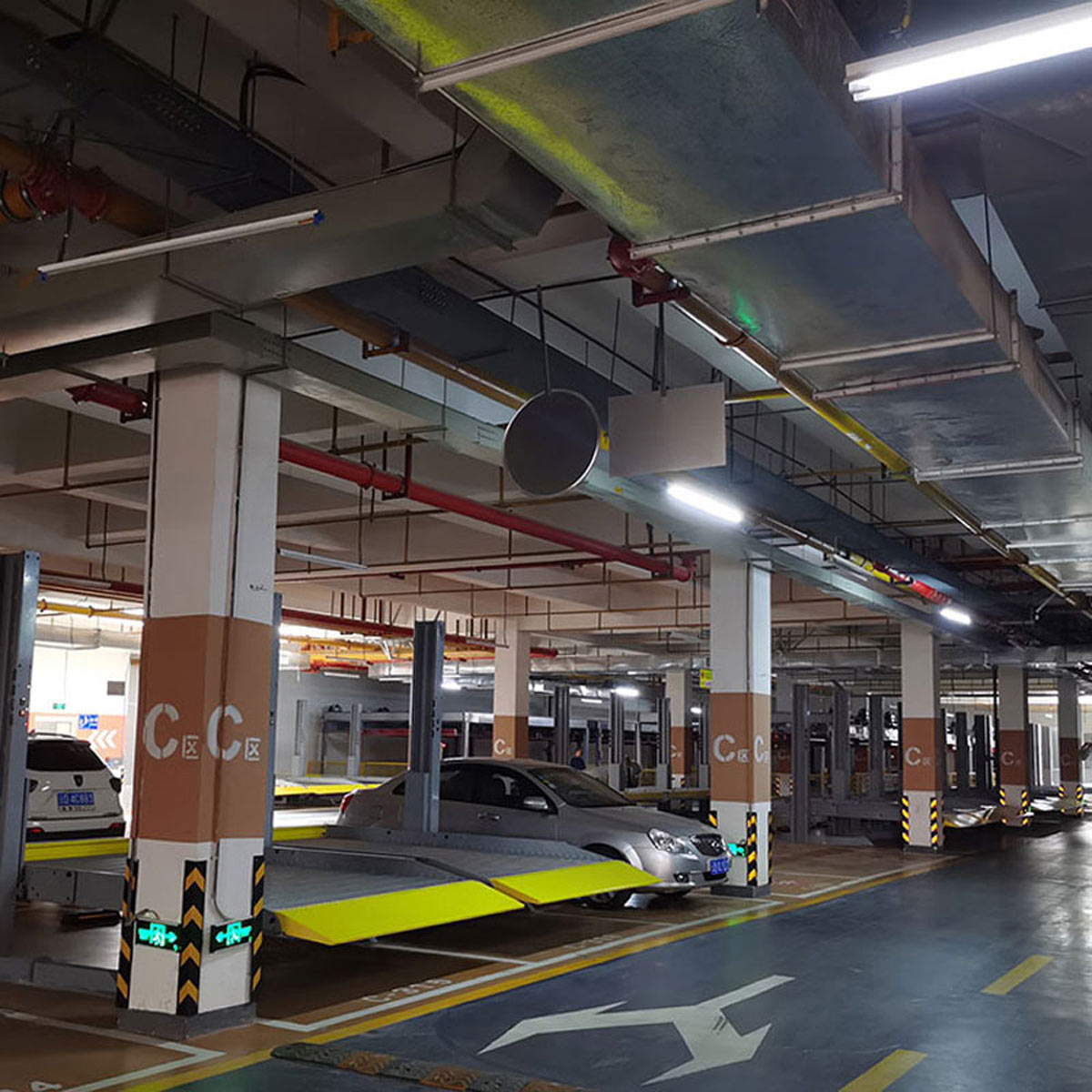祥云升降橫移式機械立體停車設備二手
