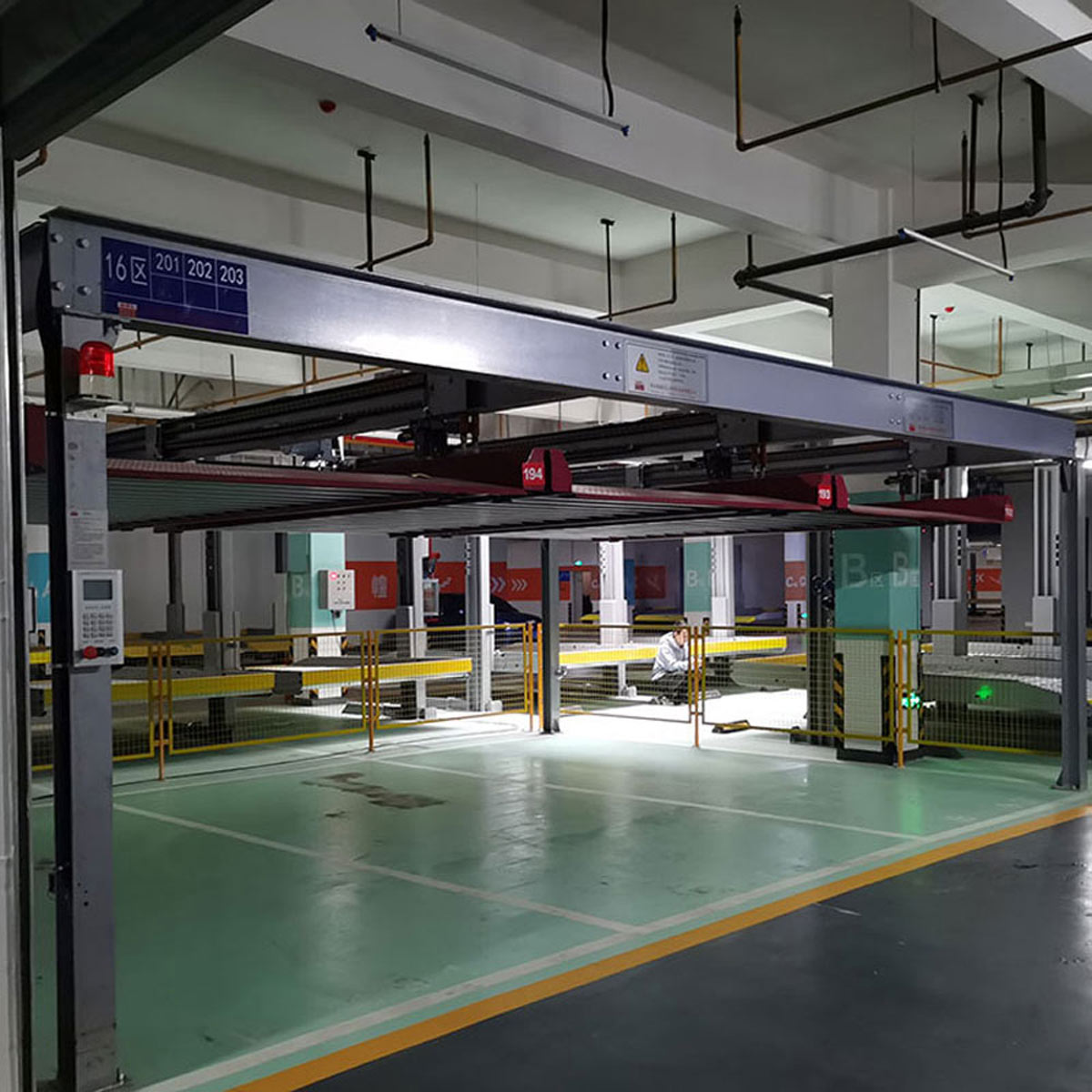 祥云升降式停車位過驗收